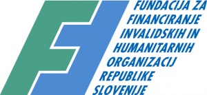 Logotip Fundacije za financiranje invalidskih in humanitarnih organizacij RS